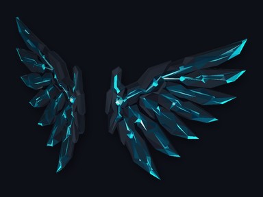 Sci-Fi Circuit Wings.